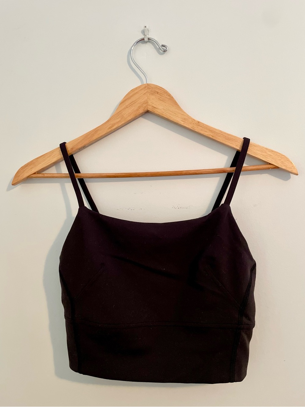 lululemon athletica Black Bandeau Crop Top